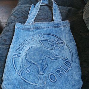 Denim bag Hunting World New York blue